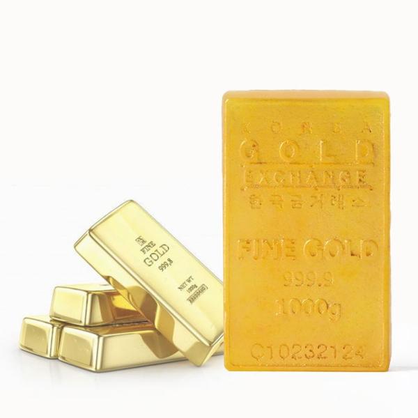 

Очищающее мыло ручной работы от пота и кожного сала Золотая планка x3 Набор [WDBA1E6_250917] Gold Bar Soap
