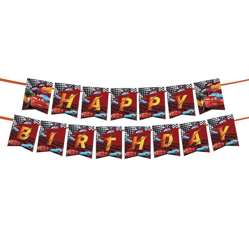 

Lightning McQueen Cars Birthday Party Decoration Supplies Disposable Tableware Set Tablecloth Cups Favors Christmas Gifts Kid Friendly Entertaining