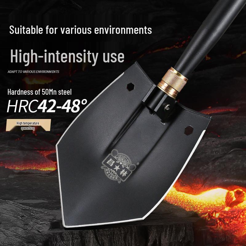 Changlin 181T Multifunctional Manganese Steel Folding Shovel for Camping, Vehicle, and Fishing
