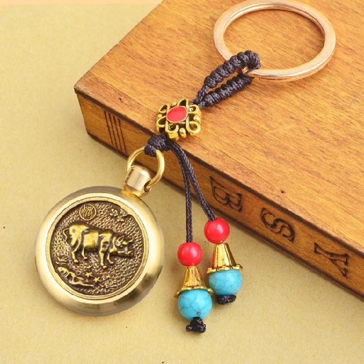 Portable Keychain Zodiacs Theme Key Ornament Suitable for Trendsetters and Anyone Seeking a Distinctive Style Statement