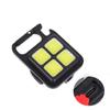 COB Flashlight LED Mini Protable Keychain Lamp High Bright Multifunctional Camping Lamp Outdoor Camping Torch Fishing Work Light