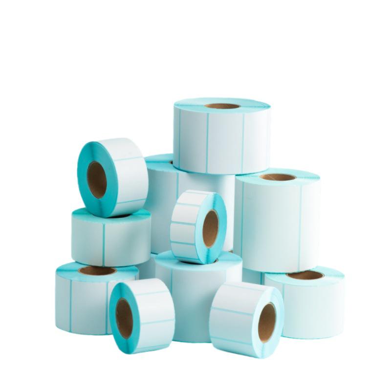 Samoprzylepne etykiety termiczne na kody kreskowe 100×150 mm - Trwałe i wodoodporne do logistyki