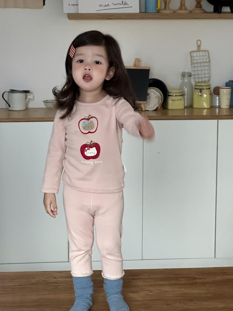 Baby loungewear pajamas infant clothes Class A boneless long johns two-piece set autumn and winter girls' suit