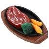 Realistic Miniature Steak Toy with Fake Meat for Dollhouse Kitchen Decor and Play Accessories Assorted Color