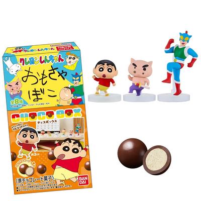 Bandai Caixa de Chocolate Crayon Shin-chan "Kasukabe March" Caixa de 14 Peças Brinquedo Doce