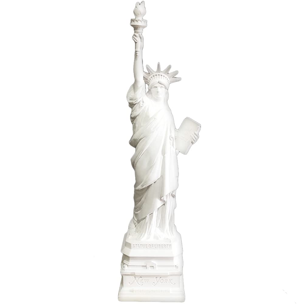 

FUPUTWO Статуя Свободы Гипсовая статуэтка Фигурка Американский предмет интерьера Реплика (L)