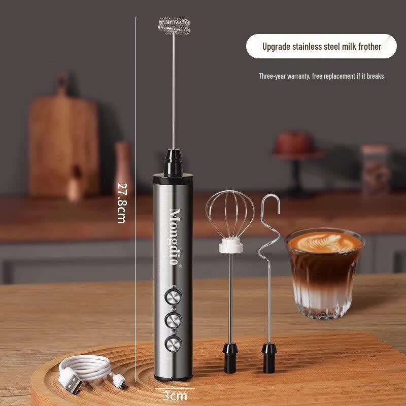Qiwei Handheld Electric Glass Milk Frother