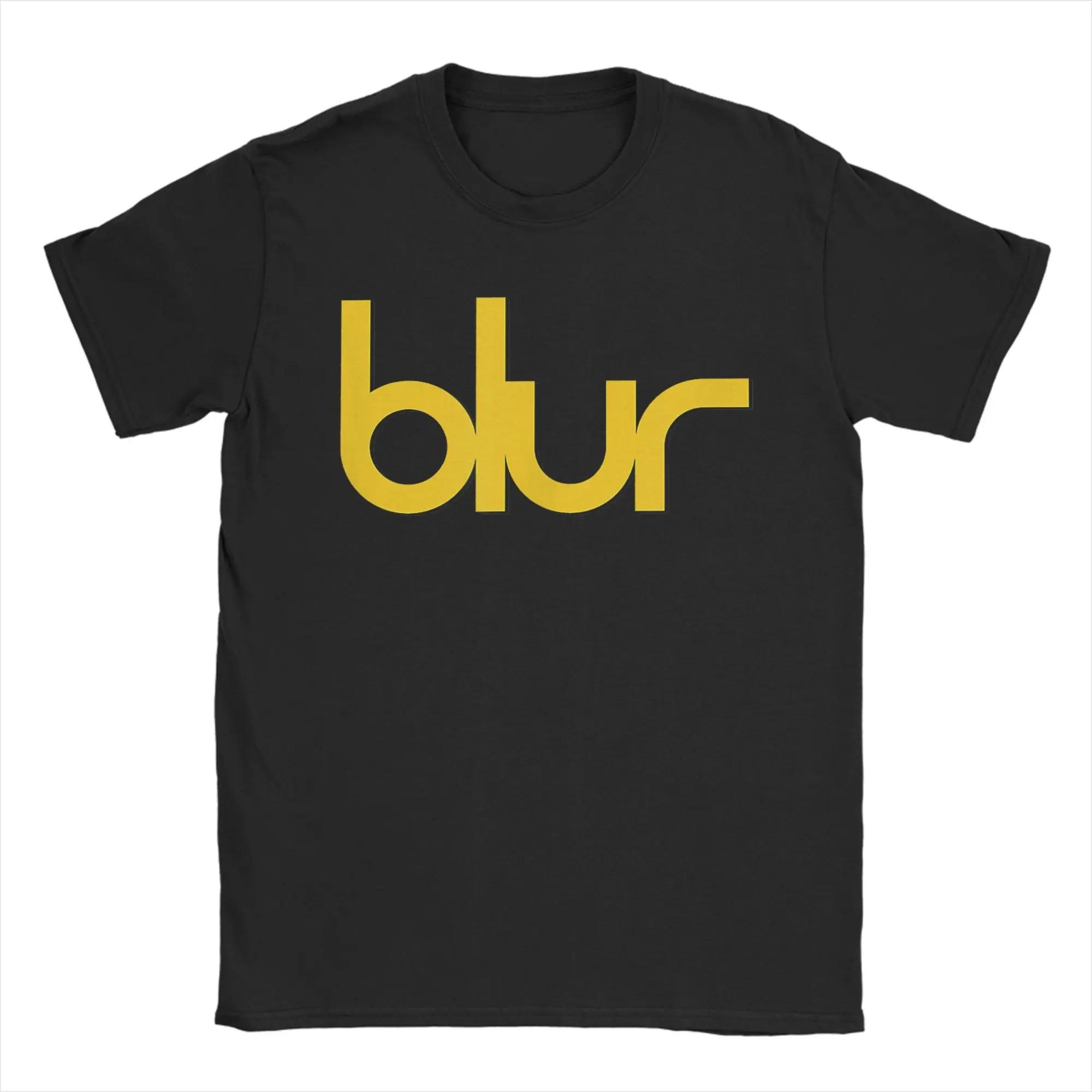 

Blur Britpop Band Men s 100% Cotton T-Shirt Summer Vintage Crew Neck Hippie Style Oversized Design Top Women and Men T-shirts... S