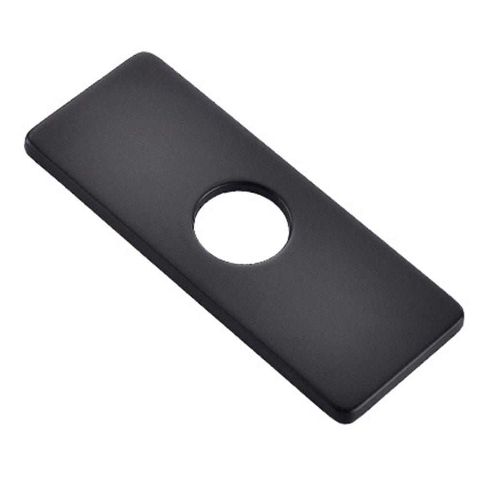 

Декоративная панель для смесителя на одно отверстие из нержавеющей стали 16x6,2 см, золото чёрный