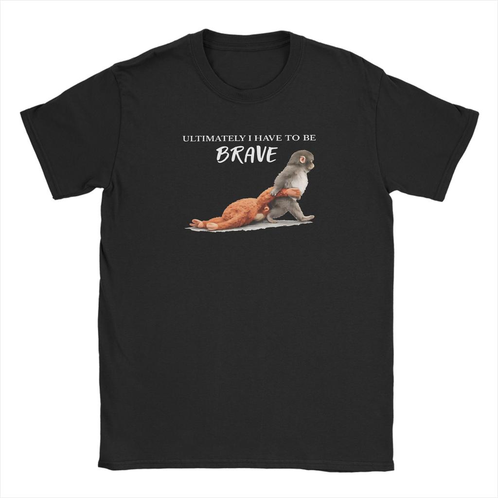 Mens Boxing TShirt with Cute Monkey Print Fun Design for Casual Sports Streetwear