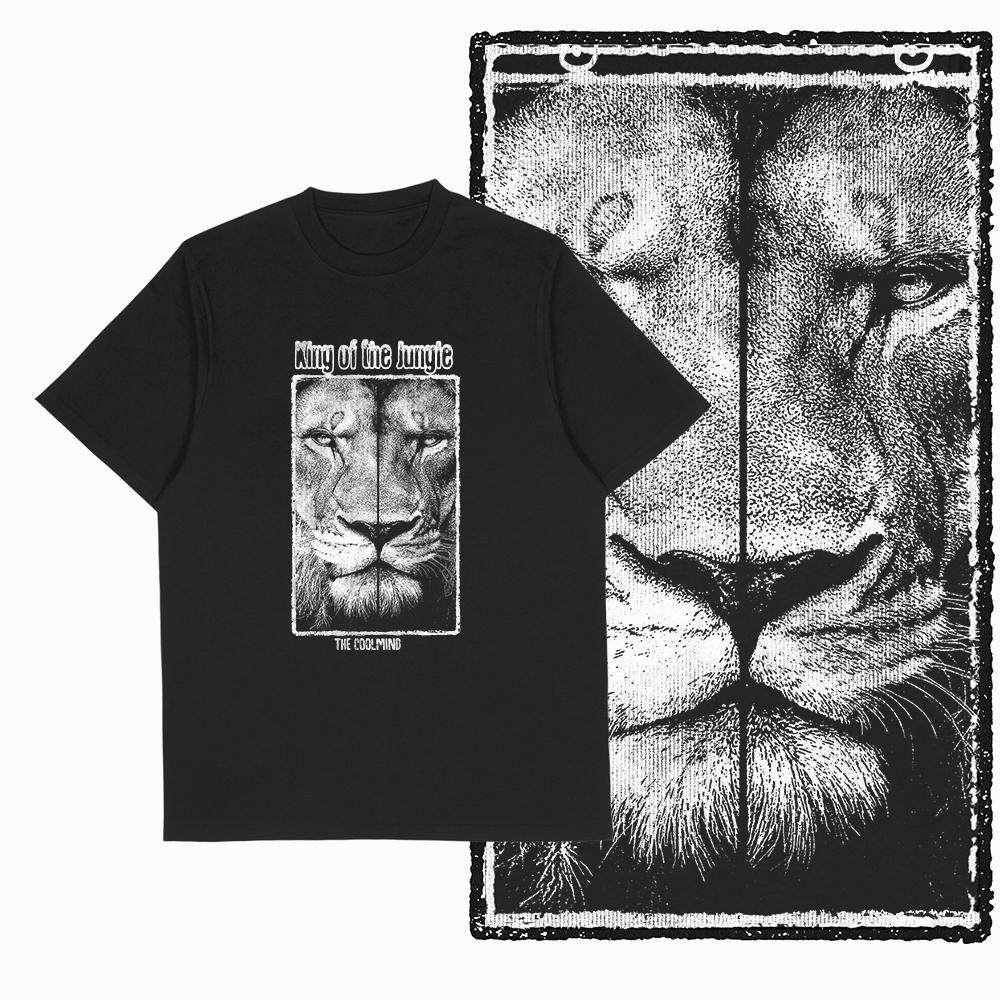 Coolmind Z1063 100% Cotton no pain no gain tiger Exclusive Graphic Men T shirt Cotton men tshirt for men tee shirt