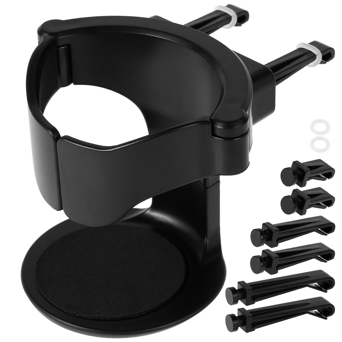 

Универсальный автомобильный держатель для напитков, стаканов, бутылок, крепящийся на вентиляционную решетку, регулируемый, противоскользящий, максимальная грузоподъемность 1 кг для автомобиля, гольф-кара, грузовика и каравана