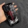 Sigilcore Punk Angel Phone Case For IPhone 17 Air 16 E Pro Max 15 14 13 Mini 12 Pro 11 Max Plus Black Glass Cover