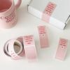 Pink Creative Packaging Tape: Personalized Sealing Labels & Stickers