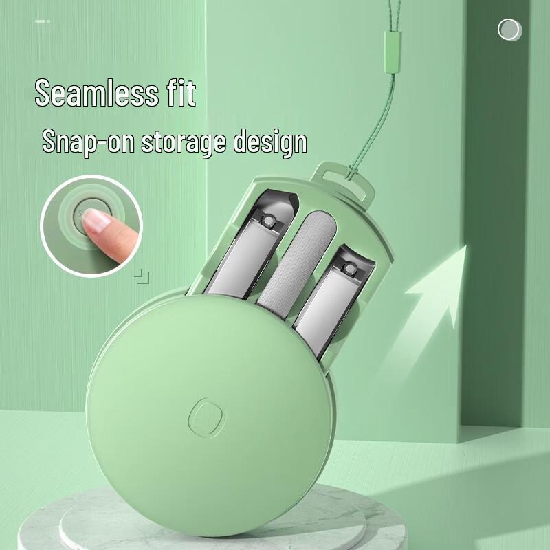 SEESOO Macaron 3-Piece Nail Clipper Set