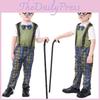 Boys Halloween Costume Grandpa Onesie With Matching Cap And Fake Glasses Accessories