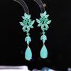 Women's Light Luxury Design Elegant Long Tassel Water Droplet Earrings Fashionable And Versatile Niche Design Earrings