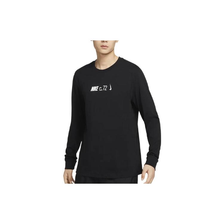 Nike T Shirts Men's Black Crew Neck Moderate DZ2897-010