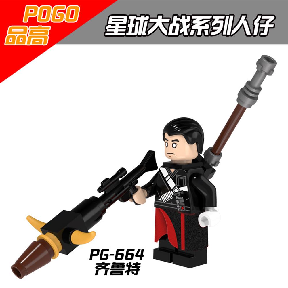Building Block Toys Star Wars Rogue One Minifigure Han Solo Obi-wan Plastic Assembled Building Blocks Minifigures Toy