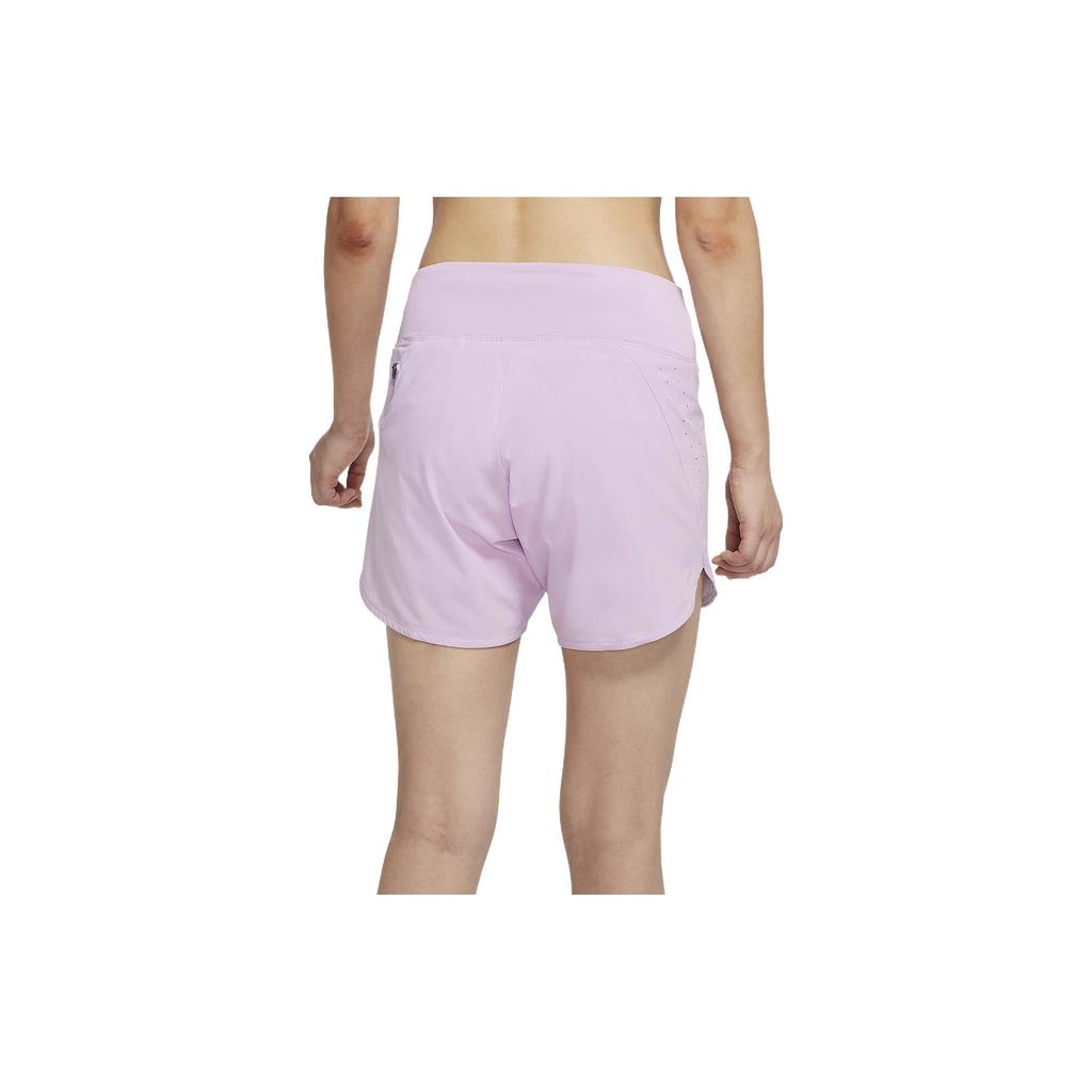 Nike Eclipse Solid Color Casual Running Shorts Women Shorts Pink Purple CZ9569-530