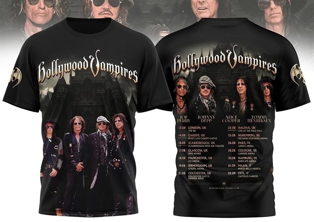 Hollywood Vampires 2026 World Tour Shirt 2026 Uk And Europe Concert AOP PP2955 XXL