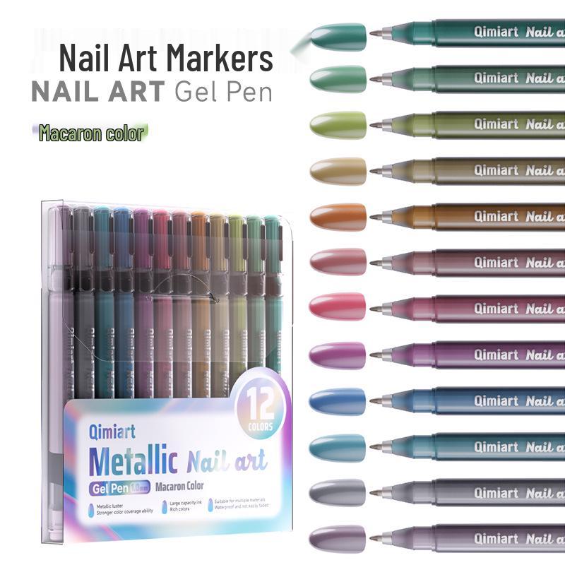 Blue Fruit Metallic Nail Art Quick-Dry Pen 1.0mm