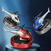 Car Air Freshener Car Aromatherapy Diffuser Portable Solar Powered Rotating Helicopter Design Diffuser with Plant Extract Scent