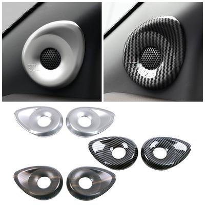 For Toyota Sienna 2024 2024 4th Inner Window A Pillar Triangle Loudspeaker Stereo Audio Speaker Cover Trim Decoration Sticker