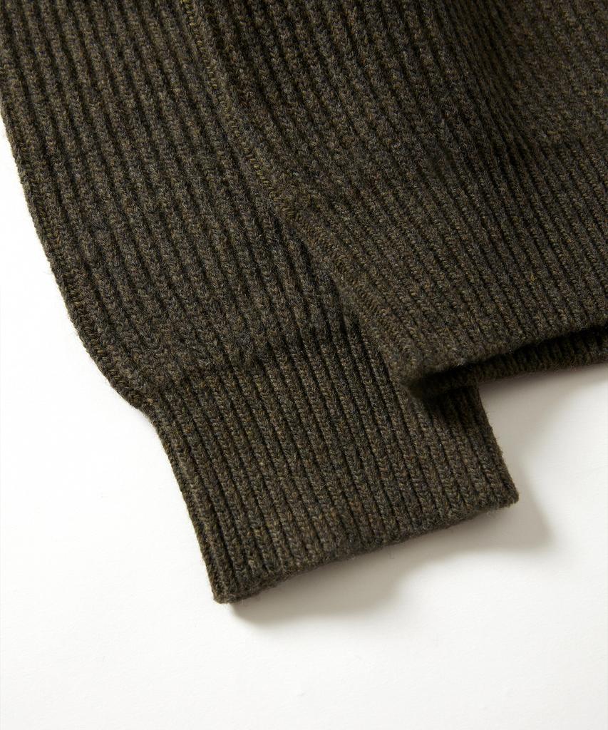 ESFAI 2 Tone Crew Neck Knit (Olive)