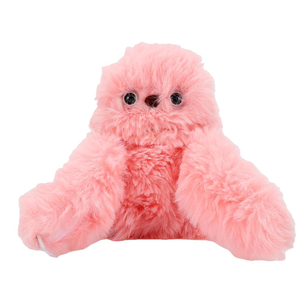Turn Its Head Plush Shy Interactive Owl Sing Toy Adorable Fluffy Stuffed Animal Bag Pendant for Backpack Decoration