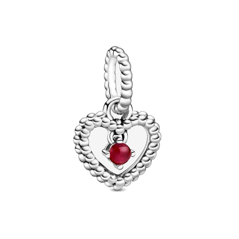 Original 12 Month Birthday Dangle Pendant Diy Bead Fit Original  Charms Silver 925 Bracelet Trinket Jewelry for Women