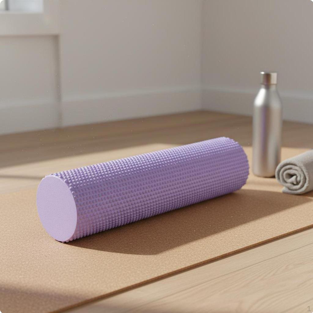 Foam Roller Beginner Friendly Stretching Massage Easy to Use for Beginners Pink 30x10cm