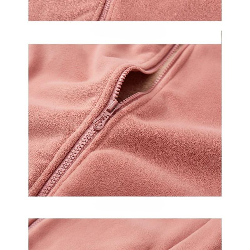 Winter Men's Women's Wool Hooded Long Pants Set Warm Cold Resistant Thick Sportswear Two-piece Set Casual Sportswear