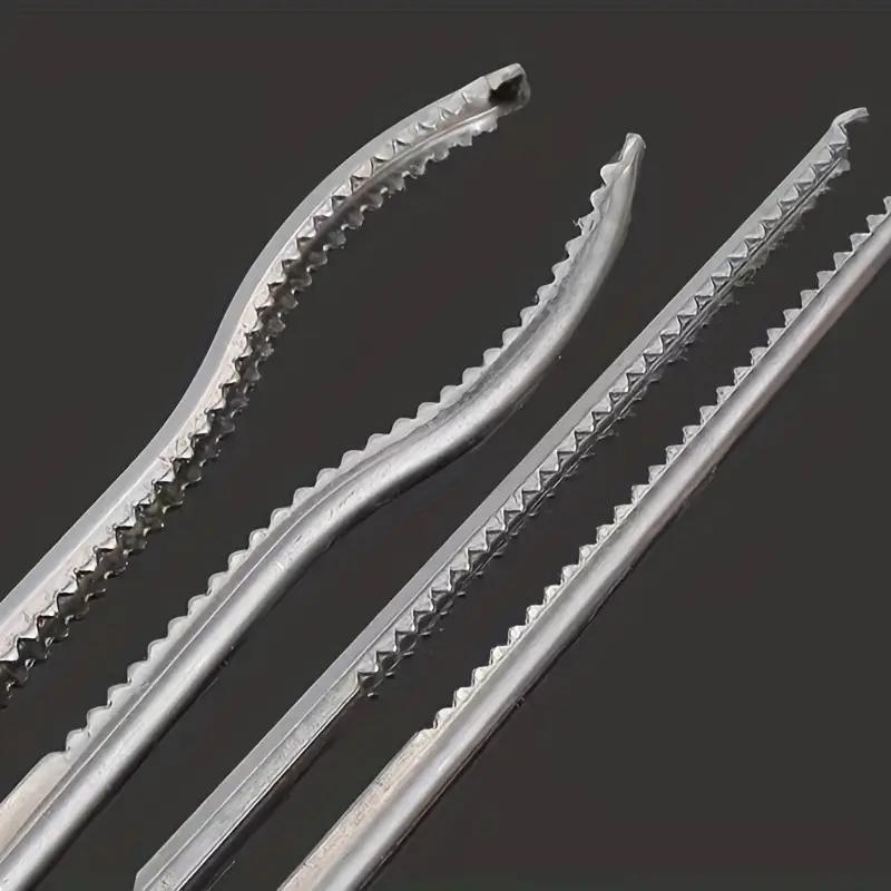 

Усиленный зажим для угрей из морепродуктов, нескользящий зажим для зубов, длинная ручка, ручной инструмент для морепродуктов 14.98inch Bend