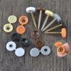 36pcs Foldable Snap Protective Cover Hardware Screw Cover M6 Screw Decorative Covers for Furniture