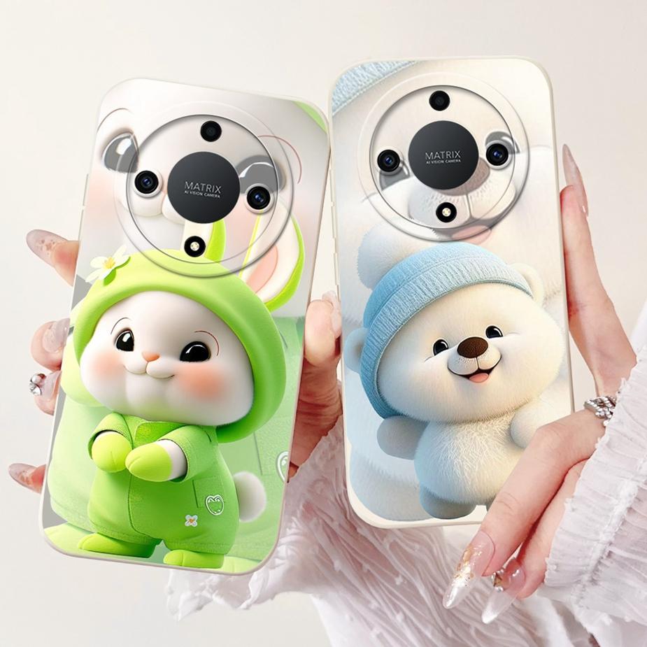 Für Honor Magic 5 Lite Hülle Honor X9A RMO-NX1 Niedliche Cartoon Bemalte Abdeckung Weiche TPU Handyhülle Für Honor Magic5 Lite HonorX9a Taschen