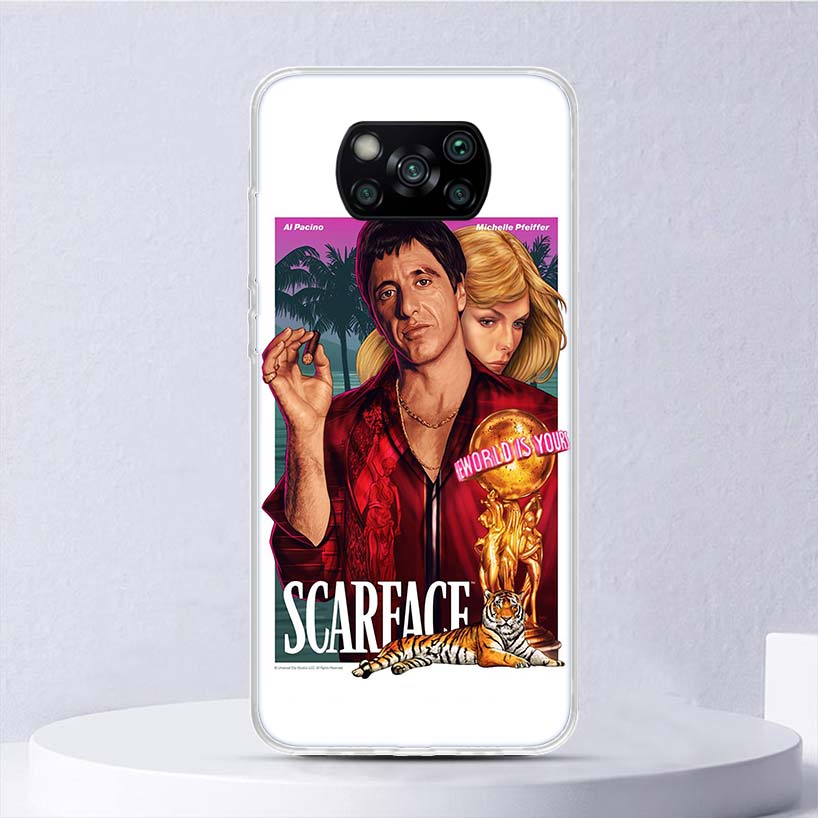 Scarface 1983 Film Al Pacino Movie Soft Case For Xiaomi Poco X7 X6 X5 X4 X3 Nfc F7 Ultra F6 F5 Pro Phone Cover F4 Gt F3 M5S M4 M