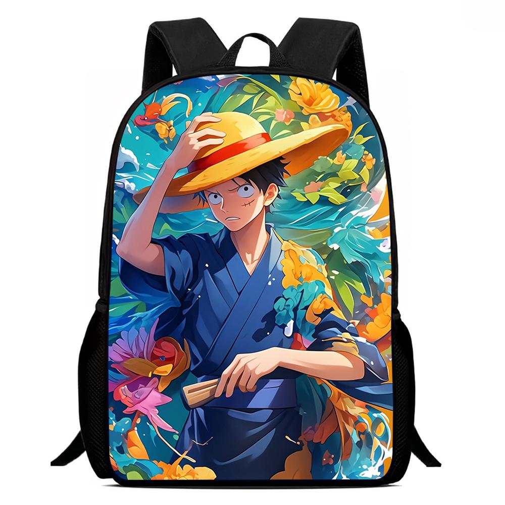 One Piece Comic Thermal Meal Tote Lonchera Térmica Lightweight Compact Cooler Tote For Boys Girls School Picnic Camping Bolsa