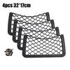 Black Multi Size Car Organizer Net Pocket Car Net Bag Phone Holder Rack Storage Mesh For Car Caravan Motorhome 42x21cm 36x18cm