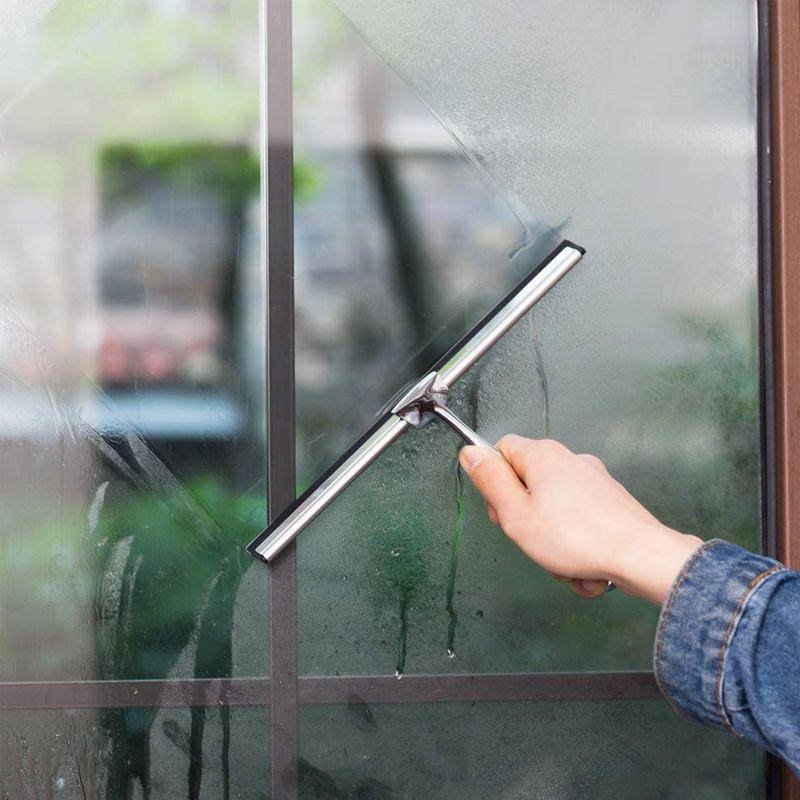Multipurpose Silicon Squeegee Window Bathroom Glass Shower Door Car Windshield