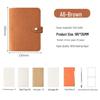 Available: A5/A6 Felt Loose-Leaf Notebook - Retro Original Planner with Buckle, Simple Stylish Stationery.