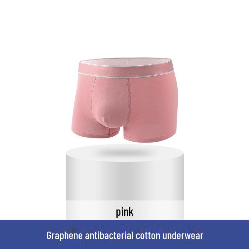 Xinjiang Men's Antibacterial Seamless Cotton Boxer Briefs