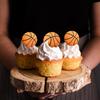 20pcs Basketball Cake Topper Mini Basketball Sports Theme Cupcake Toppers for Basketball Enthusiasts Birthday Party Sport Party