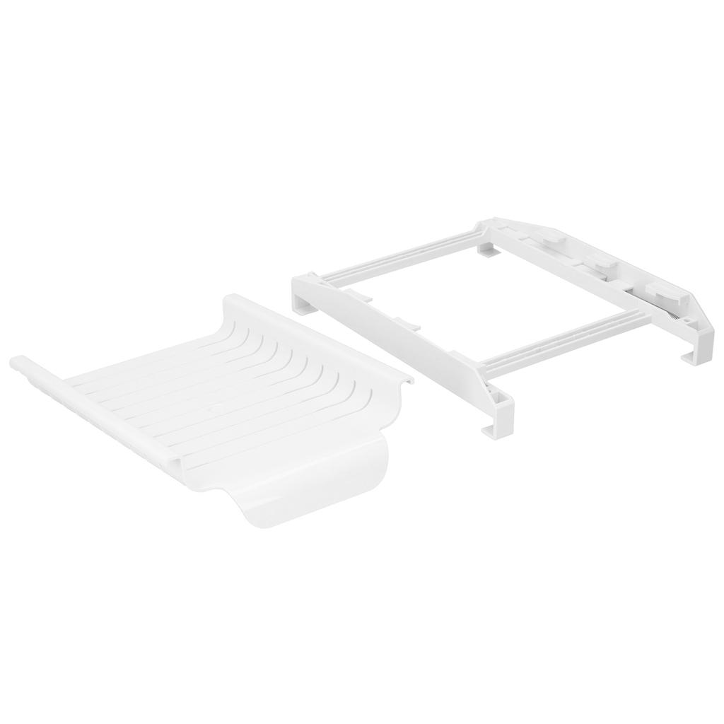 Kühlschrank-Lagerregal Ausziehbare Schubladeneinlage Behälter Kühlschrank Lebensmittel-Organizer Küchenzubehör(Weiß )
