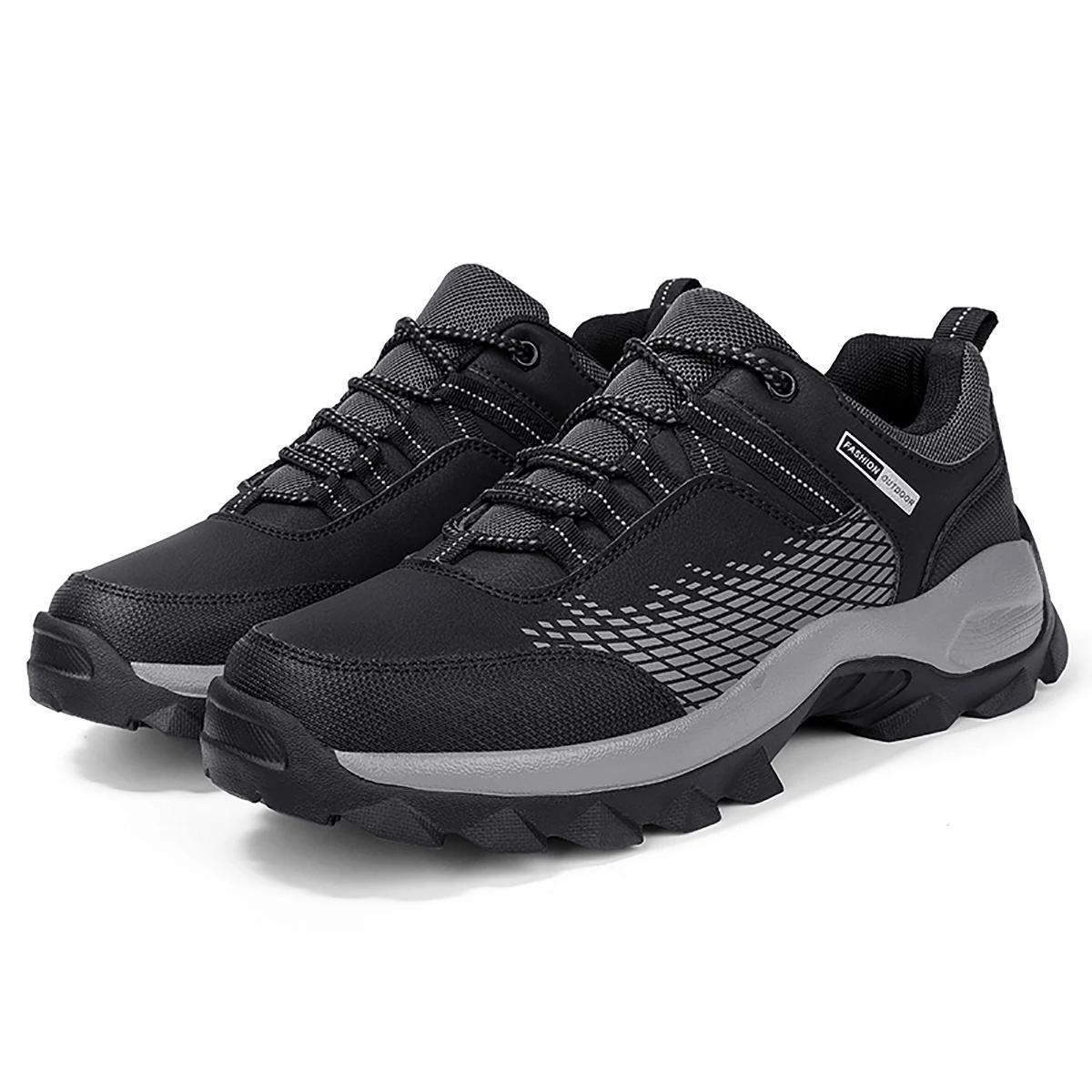 Men s Casual Hiking Shoes Outdoor Trail Trekking Sneakers Non-slip Breathable Climbing Shoes Men Shoes Summer 39