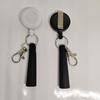 Elastic Pull Pen Sleeve with Key Ring Attachment Retractable Keychain Protects Pens from Damage in Backpacks and Desks