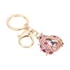 1pc Crystal Rhinestone Spotted Bug Shaped Key Chain Purse Charm  Handbag Decoration