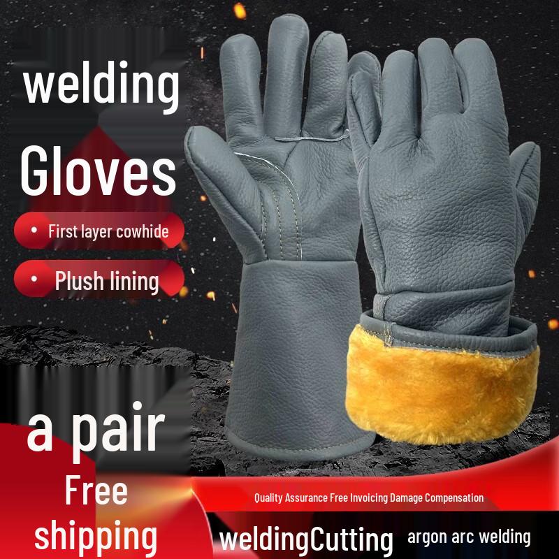 Yuzhuxun Long Seamless Welding Protective Gloves