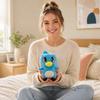 Blue Plush Toy - Soft Stuffed Animal Doll, Tagless Design for Play, for Boys and Girls