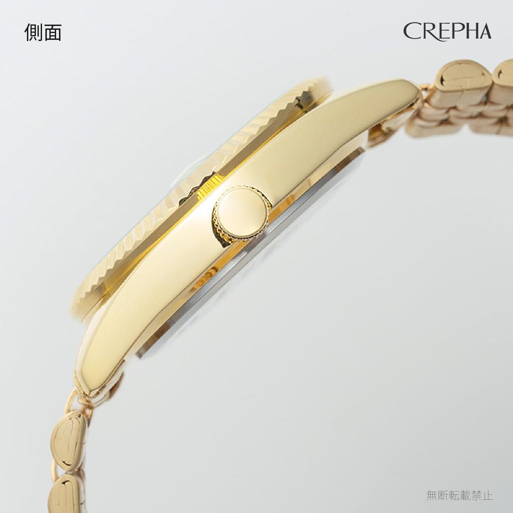 CREPHA SV-AM270-CHG - Pánske zlaté vodotesné hodinky